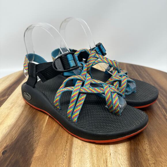 Chaco ZX/2 Fiesta Womens Size 7 Multicolor Beach Walking Outdoor Sports Sandals - Picture 1 of 8